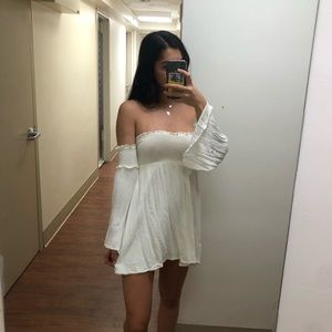 Urban Outfitters White Flowy Dress